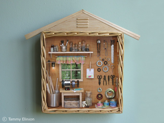 A miniature handyman's workshop
